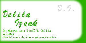 delila izsak business card